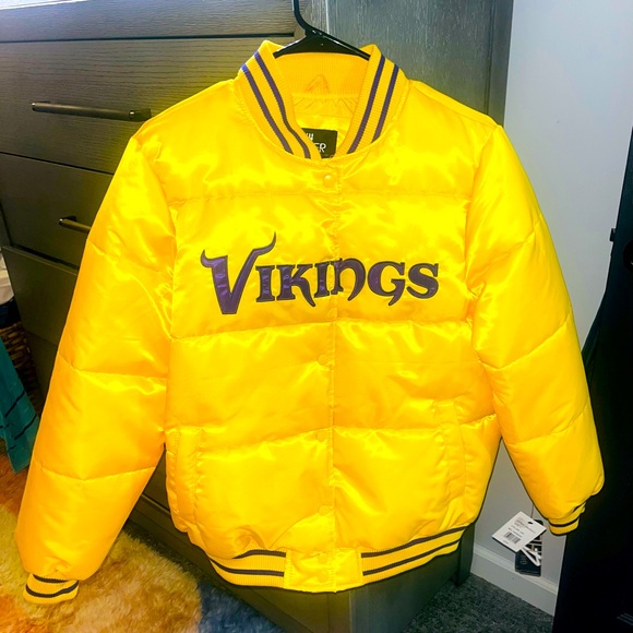 ✨NEW✨NFL/Carl Banks ‘G-III 4Her’ Minnesota Vikings Puffer Coat, Wmns Size Large - Picture 1 of 11
